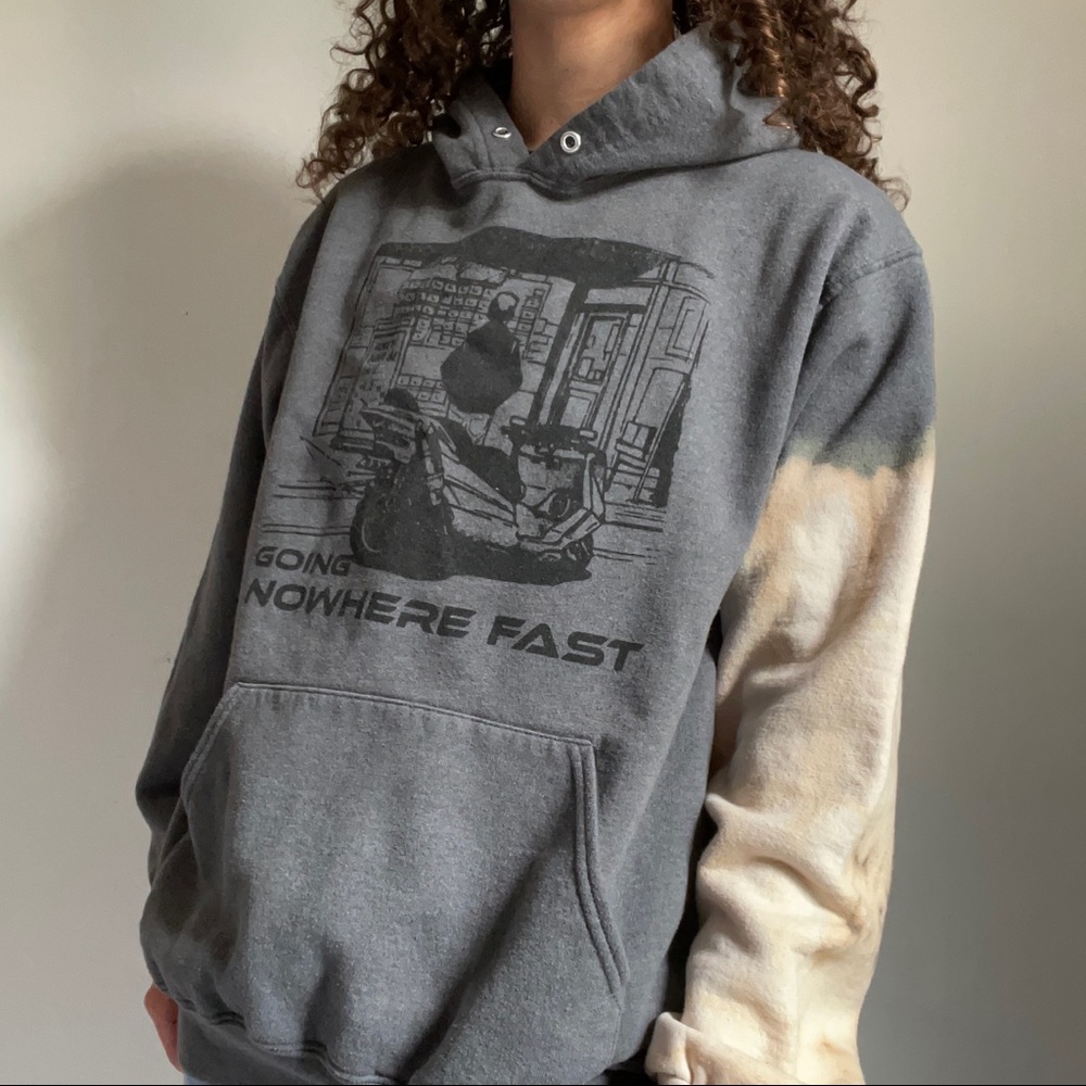 Custom handmade upcycled hoodie